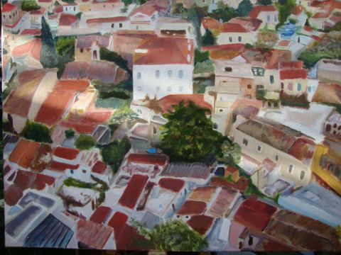Vue sur Plaka à Athènes